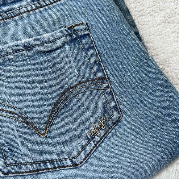 Vintage Y2K Refuge Light Wash Flare Wide Leg Preppy Jeans - Picture 3 of 9